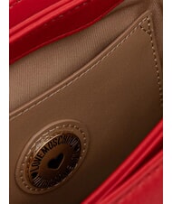 LOVE MOSCHINO GILDED Shoulder bag, with chain RED - Women&rsquo;s Bags - 4
