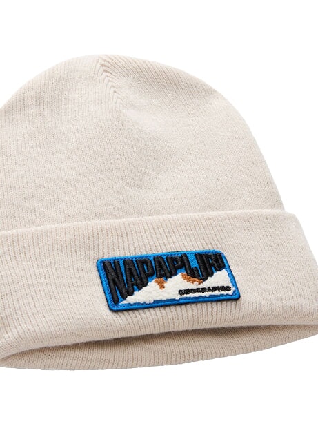 F-MONTEPIANA Cuffed hat beige dimity - Hats