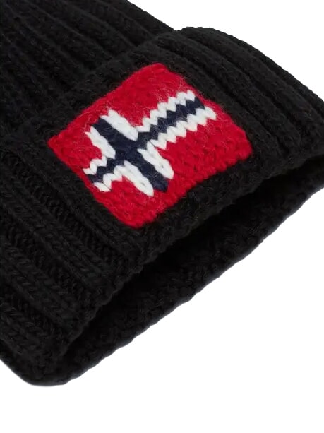 F-SEMIURY Cuffed hat black 041 - Hats