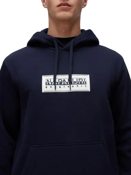 B-BOX LOGO H Hoodie blu marine - Sweatshirts