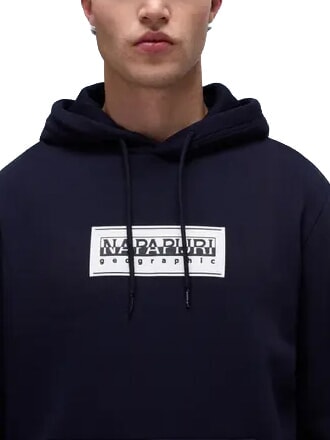 B-BOX LOGO H Hoodie blu marine - Sweatshirts