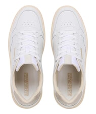 NAPAPIJRI S5BARK12 Leather sneakers white/beige - Men&rsquo;s shoes - 4
