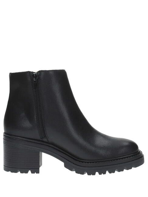 GEO Ankle boot, mixed leather Black - Women&rsquo;s shoes