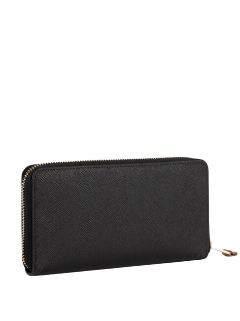 WEST CITY Zip Around Wallet Black - Women&rsquo;s Wallets