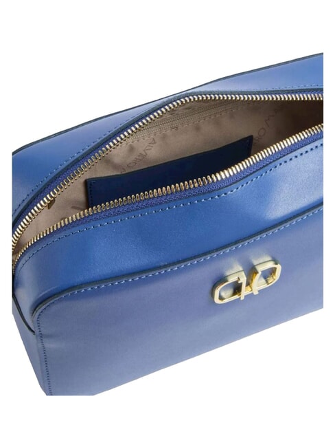 GEO SUMMER FEELING Mini shoulder bag, in leather astral blue - Women&rsquo;s Bags