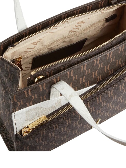 HIGH MONOGRAM GEO Handbag with shoulder strap chocolate - Women&rsquo;s Bags