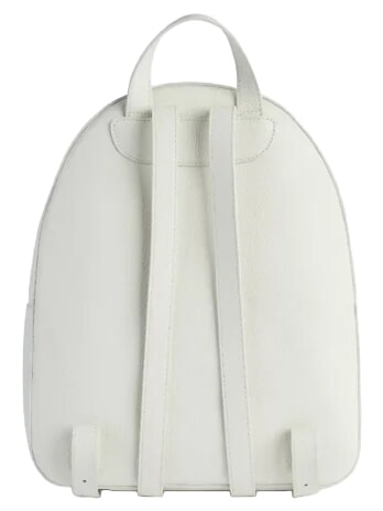 CHIC SOUL Backpack with front pocket, in leather ivory - Women&rsquo;s Bags