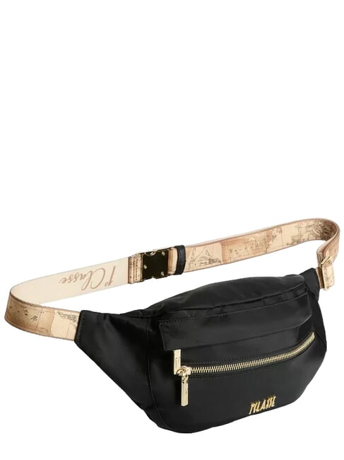 NYLON ECO VIBE Bum bag with front pocket Black - Hip pouches