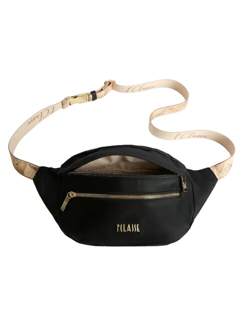 NYLON ECO VIBE Bum bag with front pocket Black - Hip pouches