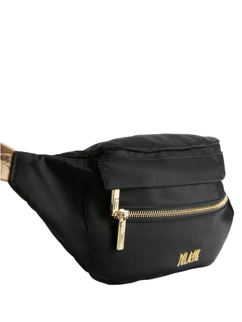 NYLON ECO VIBE Bum bag with front pocket Black - Hip pouches