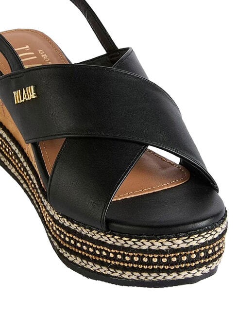 GEO Wedge sandals 8 Black - Women&rsquo;s shoes