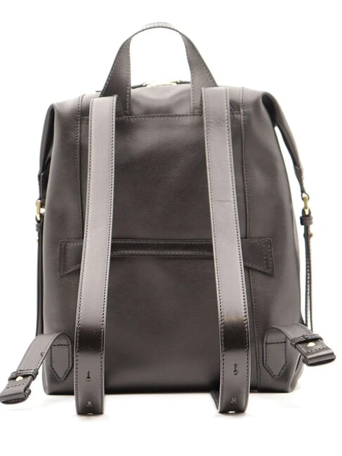 GEMMA Leather backpack Black Gold - Women&rsquo;s Bags