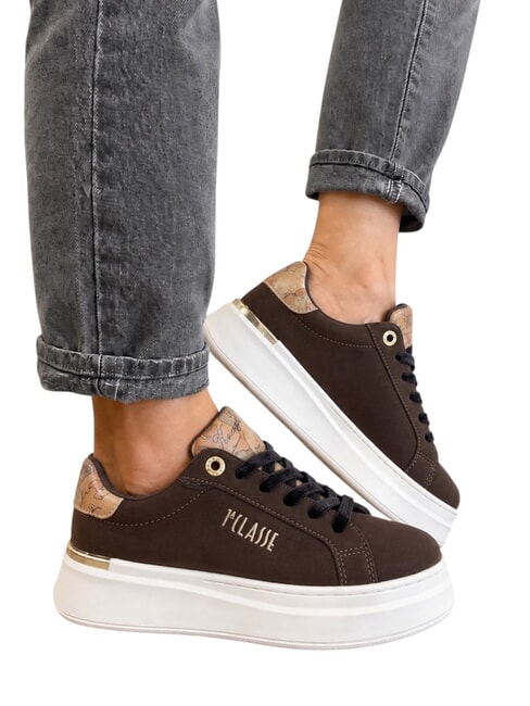 GEO Logoed sneakers dark brown/geo beige - Women&rsquo;s shoes
