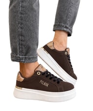 ALVIERO MARTINI PRIMA CLASSE GEO Logoed sneakers dark brown/geo beige - Women&rsquo;s shoes - 6