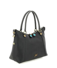 GABS THAMARA PLUS Medium shoulder bag, in leather black/lava - Women&rsquo;s Bags - 3