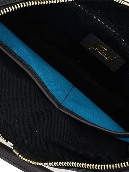 THAMARA PLUS Medium shoulder bag, in leather black/lava - Women&rsquo;s Bags