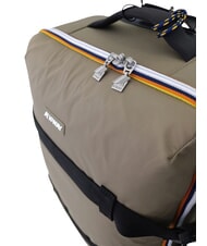 KWAY BLOSSAC  Waterproof Hand Luggage Trolley green army-black pur - Hand luggage - 4