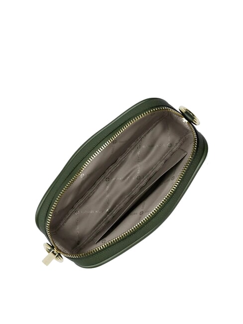 JET SET Shoulder bag, in leather moss - Women&rsquo;s Bags
