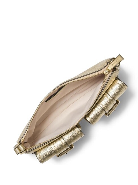 MK Mini shoulder bag, in leather pale gold - Women&rsquo;s Bags