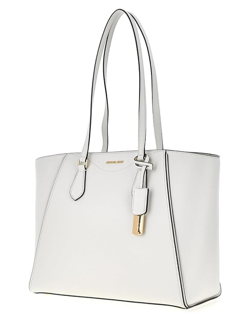 TARYN Leather shoulder shopping bag white - Women&rsquo;s Bags