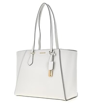 MICHAEL KORS TARYN Leather shoulder shopping bag white - Women&rsquo;s Bags - 3