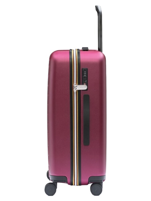 EUDOXIEUR LOGO Medium trolley, with K-Way monogram red dk - Rigid Trolley Cases