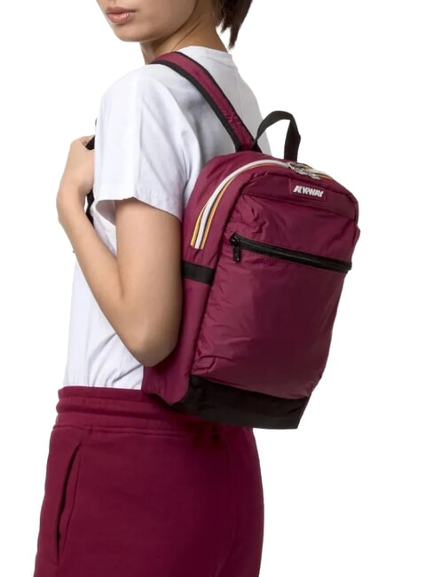 MID LAON Water-repellent nylon backpack red dk - Backpacks & School and Leisure