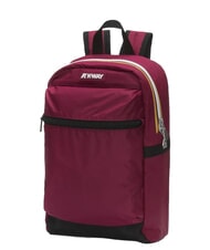 KWAY MID LAON Water-repellent nylon backpack red dk - Backpacks & School and Leisure - 3