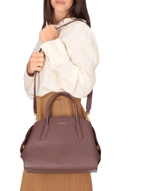 TYLDE SOFT Shoulder bag with shoulder strap, in leather berry - Women&rsquo;s Bags
