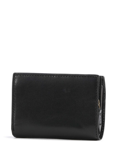 LUCREZIA Leather wallet Black Gold - Women&rsquo;s Wallets