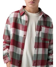 LEVI'S BUFFALO Long-sleeved flannel shirt red pear - children's shirts - 3