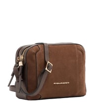 PIQUADRO CIRCLE shoulder bag dark walnut suede - Women&rsquo;s Bags - 2