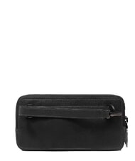 PIQUADRO CRONUS Clutch bag with card holder and wristlet Black - Women&rsquo;s Bags - 3