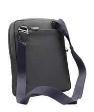 PIQUADRO P16 Mixed leather bag, iPad holder blue chevron - Over-the-shoulder Bags for Men - 3