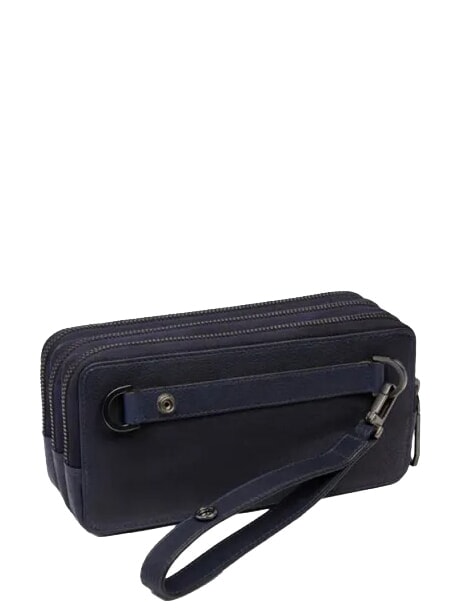 CRONUS Clutch bag with card holder and wristlet blue - Women&rsquo;s Bags