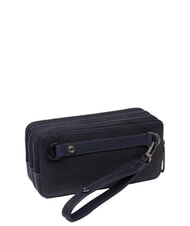 PIQUADRO CRONUS Clutch bag with card holder and wristlet blue - Women&rsquo;s Bags - 4