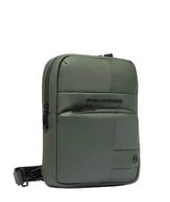 PIQUADRO WOLLEM Rubberized fabric bag - Over-the-shoulder Bags for Men