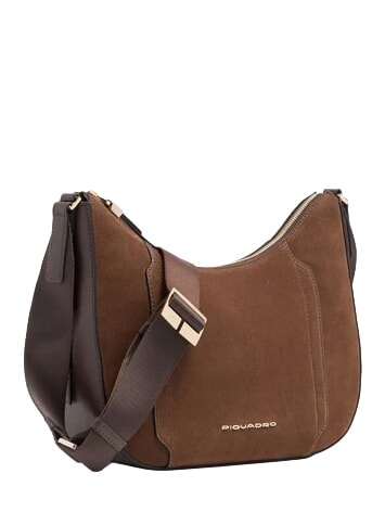 CIRCLE Shoulder bag, leather dark walnut suede - Women&rsquo;s Bags
