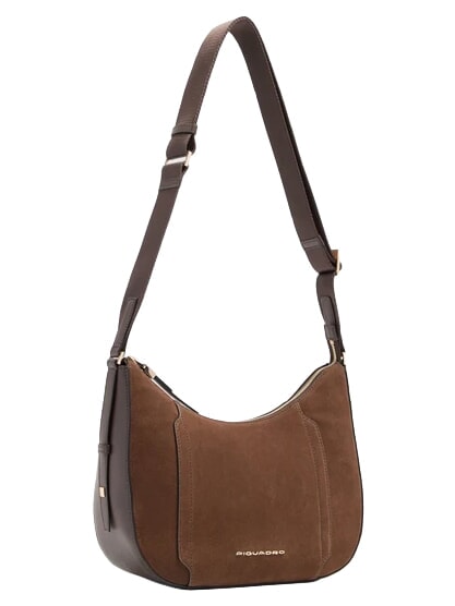 CIRCLE Shoulder bag, leather dark walnut suede - Women&rsquo;s Bags