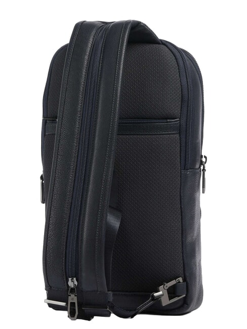CRONUS Leather One-Shoulder Backpack blue - Laptop backpacks
