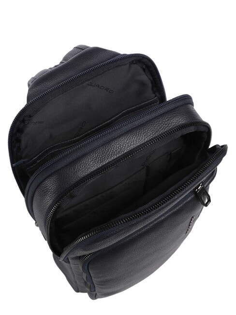 CRONUS Leather One-Shoulder Backpack blue - Laptop backpacks