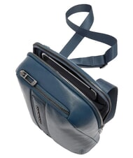 PIQUADRO W143 iPad mini bag blue - Over-the-shoulder Bags for Men - 5