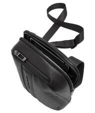 PIQUADRO W143 iPad mini bag Black - Over-the-shoulder Bags for Men - 5