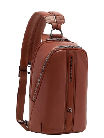 VICTOR Leather One-Shoulder Backpack LEATHER - Laptop backpacks