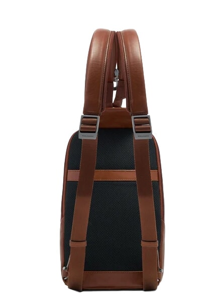 VICTOR Leather One-Shoulder Backpack LEATHER - Laptop backpacks