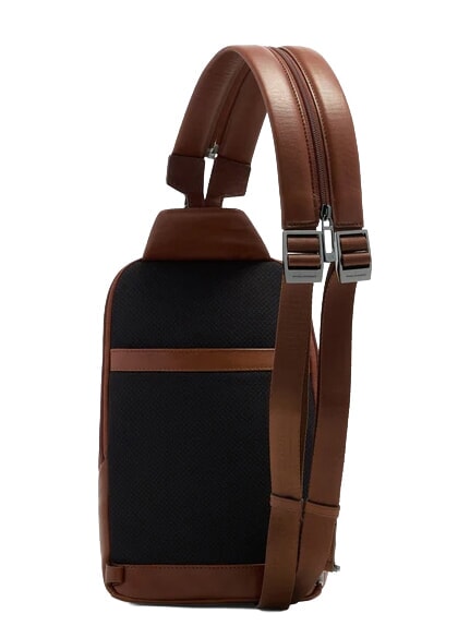 VICTOR Leather One-Shoulder Backpack LEATHER - Laptop backpacks