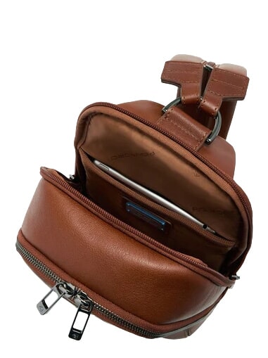 VICTOR Leather One-Shoulder Backpack LEATHER - Laptop backpacks