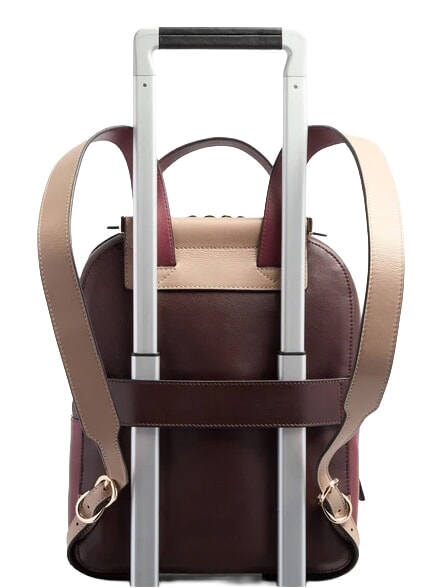 CIRCLE Leather backpack burgundy/pink - Women&rsquo;s Bags