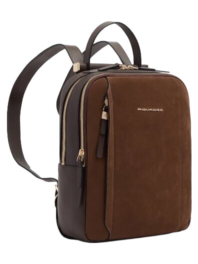 CIRCLE Leather backpack dark walnut suede - Women&rsquo;s Bags