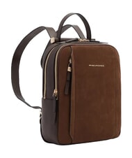 PIQUADRO CIRCLE Leather backpack dark walnut suede - Women&rsquo;s Bags - 2